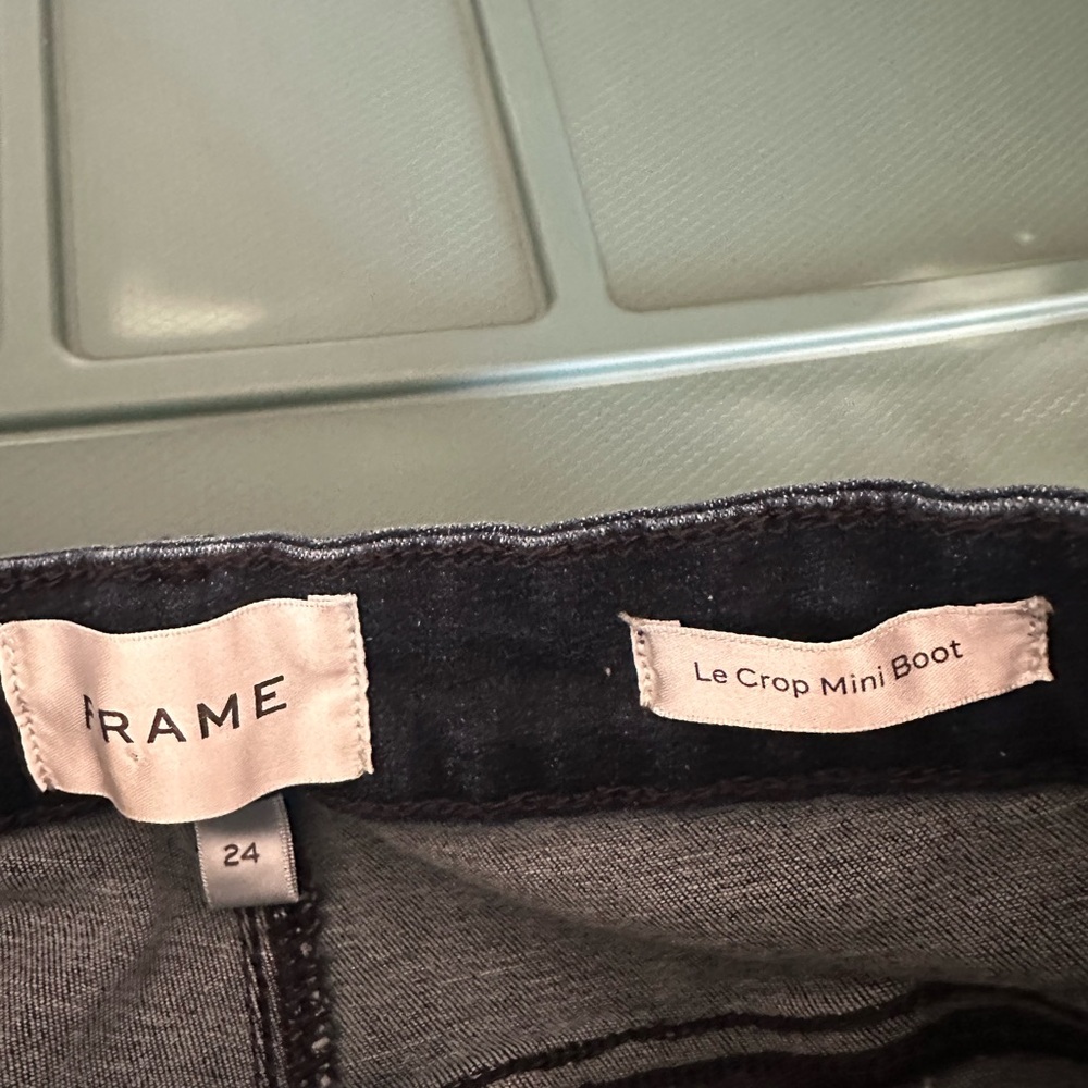Frame denim Le Crop Mini Boot Jeans - Dante Wash size 25 - Picture 2 of 9